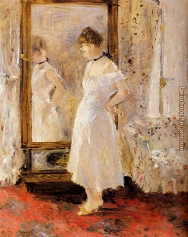 The Cheval Glass painting - Berthe Morisot The Cheval Glass art painting